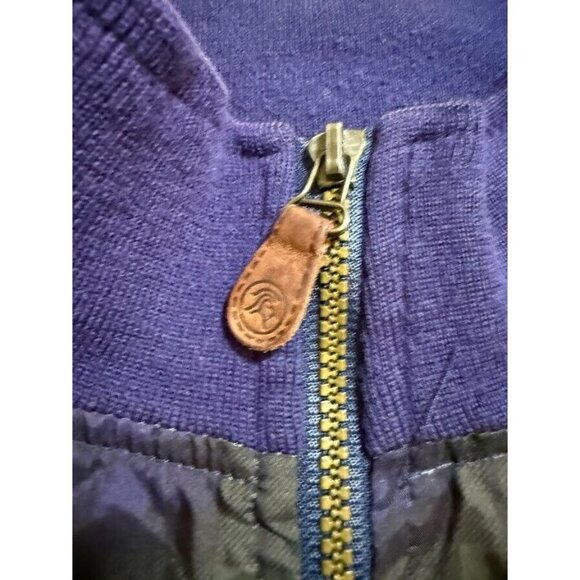 Vintage Gary Player Jacket Adult‎ XL Purple Plaid Logo 1/4 Zip Windbreaker Mens. - Picture 5 of 11
